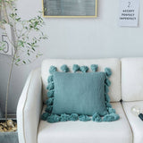 CREATIVE SOLID COLOR TASSEL WOOL THROW PILLOW_CWMM2368