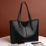 TEXTURE RETRO SHOULDER TOTE BAG_CUAB0062