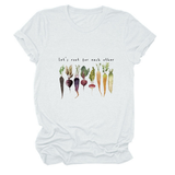 Womens Crew Neck Tee With Posi Ve Quote_Cwtts1478