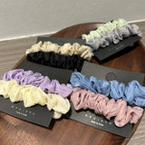 SOLID COLOR ARTISTIC SMALL INTESTINE HAIR RING_CWAHA2731