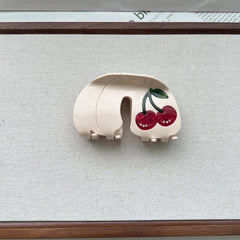 CHERRY SERIES ACETATE HAIR CLAW SWEET SIMPLE CLIP_CWAHA5967