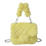 Winter Lamb Wool Shoulder And Crossbody Plush Bag_Cwab3952