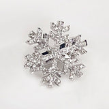 Fashionable Rhinestone Snowflake Side Hairpin
