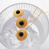 RETRO COIL HIGH END LUXURY EARRINGS_CWAJE1371