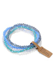 Cwaje1185_Glass Bead 4 Set Bracelet