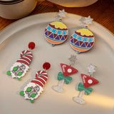 CHRISTMAS SIMPLE AND VERSATILE CARTOON EARRINGS_CWAJE1833