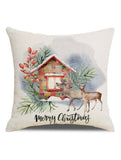 Vintage Farm Elk Christmas Pillowcase_Cwmm1405