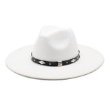 Women Fashion Casual Big Felt Hat Jazz Hat_Cwah0843