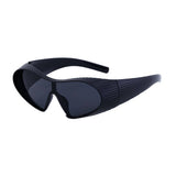 FASHION SPORTS ONE PIECE SPECIAL SHAPED SUNGLASSES_CWASG0725