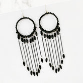 STYLISH TASSEL HANDMADE BEADED EARRINGS_CWAJE0842