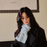 Winter Solid Wool Blend Scarf Soft And Versatile_Cwasc2286