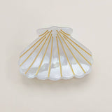 2 SMALL SHELL HAIR CLAW CLIP FOR BACK HAIR_CWAHA0653