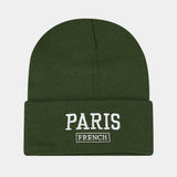 KOREAN STYLE EMBROIDERED LETTER KNITTED HAT_CWAH2120