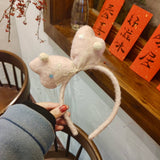 CHRISTMAS CUTE LACEBOW HAIRPIN HEADBAND DECORATION_CWAHA3417