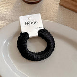 Elastic Pleated Mini Scrunchie Soft Hair Band_Cwaha08026