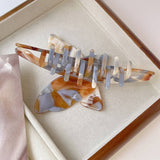 ALL MATCH BROWN BUTTERFLY WING HAIR CLIP_CWAHA1330