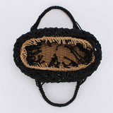 TASSEL HOLLOW COTTON ROPE HAND WOVEN BAG_CWAB4690