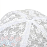 SUMMER LACE FLORAL MESH BASEBALL CAP CWAH1533