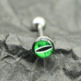 COLORFUL EYE TONGUE STUD STAINLESS STEEL PIERCING_CWMM9599