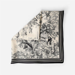 Versatile Square Scarf Hair Tie&Bag Wrap Ribbon_Cwasc0650
