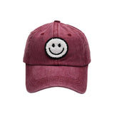 SMILEY FACE PARENT CHILD BASEBALL CAP SUN HATCWAH1241