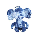 HANDMADE INDIGO DYE TIE DYE ANIMAL DOLL KEYCHAIN_CWMM6039