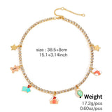 CHRISTMAS COLLECTION NECKLACE AND EARRING SET_CWAJE2836