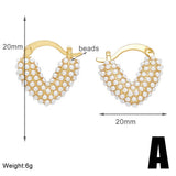 FASHIONABLE PEARL INLAID HEART SHAPED EARRINGS_CWAJE1037