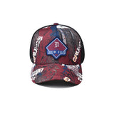 Vintage Letter Patch Graffiti Trucker Hat_Cwah1369