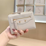Minimalist Zip Wallet With Studded Details_Cwab06234