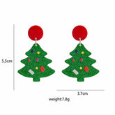 CARTOON STYLE FUNNY CHRISTMAS EARRINGS_CWAJE1829