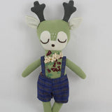 HAND EMBROIDERED RASPBERRY DEER PLUSH TOY DOLL_CWMM6052