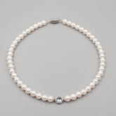 RETRO LIGHT LUXURY PEARL NECKLACE BRACELET SET_CWAJE1684