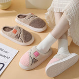 LEISURE NON SLIP SPLICING COTTON SLIPPERS_CWSHS0323