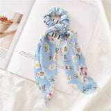 LONG FLORAL FABRIC RIBBON HAIRBAND HAIRACCESSORIES_CWAHA4160