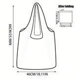 LARGE FOLDABLE CARTOON PRINTED SHOPPING BAG_CWAB3456