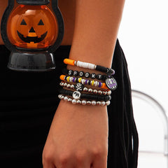 PERSONALIZED SIMPLE BAT CRYSTAL BRACELET SET_CWMM3106