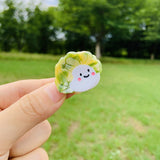 Cwaha4512_New Eggplant, Chili, Vegetable Hair Clip