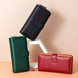 GENUINE LEATHER LONG STYLISH LARGE CAPACITY WALLET_CWAB3783