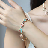 CHRISTMAS COLLECTION NECKLACE AND EARRING SET_CWAJE2836