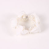 ELEGANT PEARL SATIN BOW ELASTIC HAIR TIE_CWAHA6881