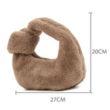 SIMPLE SOLID COLOR MAKEUP BAG DUMPLING BAG_CWAB1434