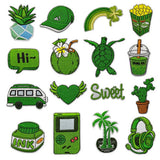 GREEN SERIES CARTOON EMBROIDERED PATCH_CWMM4031