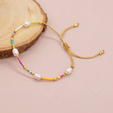 PEARL BRACELET COLORFUL RICE BEAD BRACELET_CWMM3809