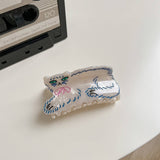 Cute Cat Acetate Hair Claw Clip For Women