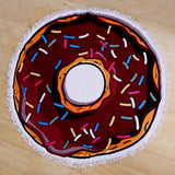 ROUND MICROFIBER TASSEL BEACH TOWEL BLANKET_CWMM7602