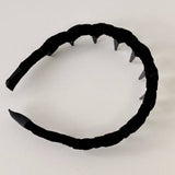 Velvet Headband With Teeth Soft Autumn Style_Cwaha08034