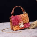 FASHION MULTICOLOR CROCODILE CROSSBODY BAG_CWAB2597