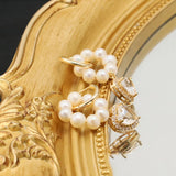 Womens Light Luxury Natural Pearl Earrings