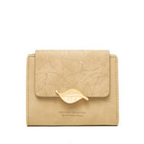 SMALL FRESH LEAF BUCKLE WALLET_CWAB2323